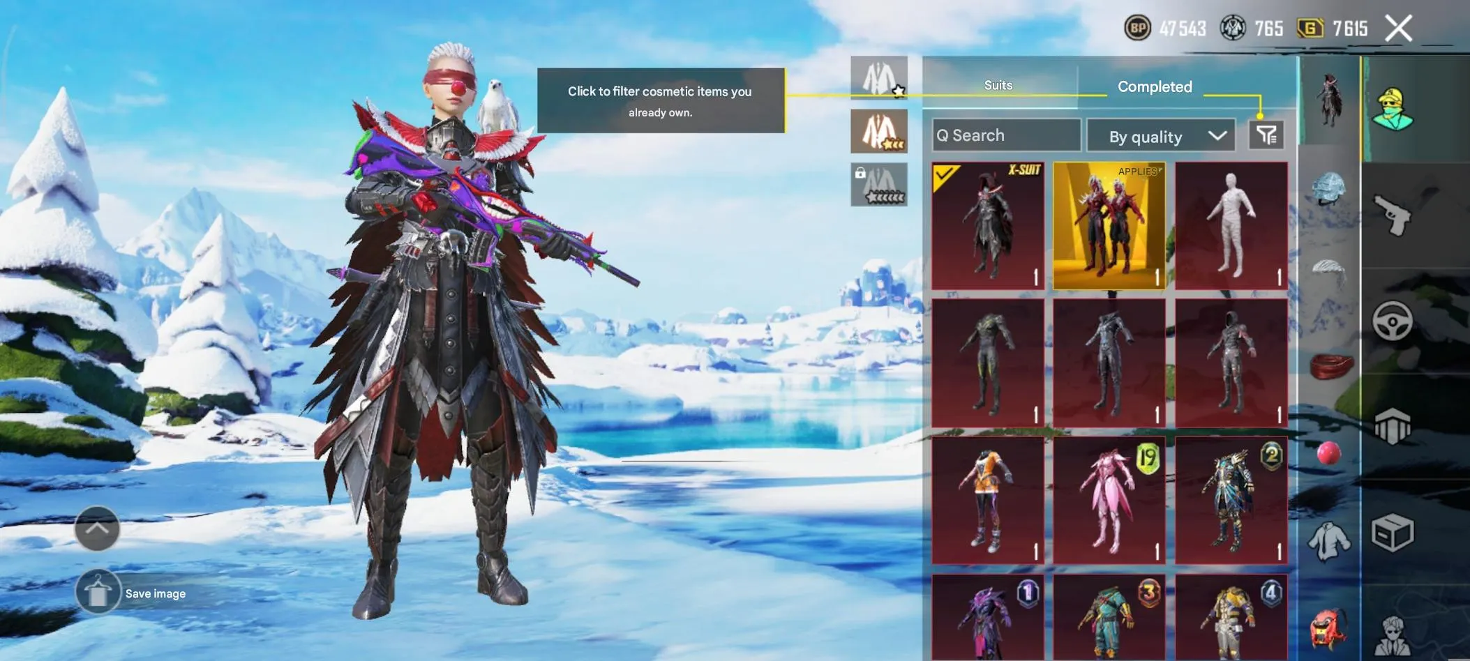 PGM285 CROW 4 STAR M416 JESTER FULL 3X GOLD COSTUME MANY KILL CHATS RAVEN JESTER MONARCH (G)